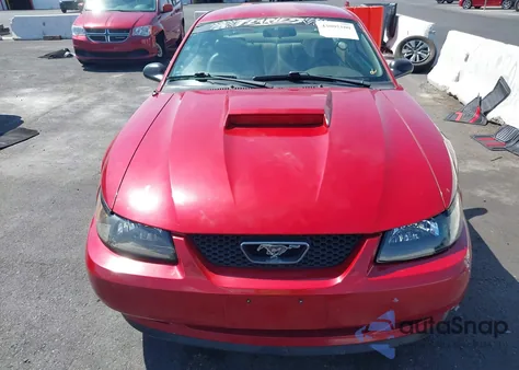 2001 Ford Mustang из США, поврежденный, VIN 1FAFP40471F238996